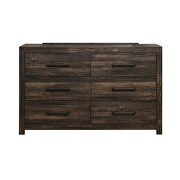 Dark oak finish traditional dresser by Global additional picture 4