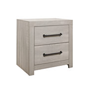 White wash nightstand in rustic transitional style by Global additional picture 2