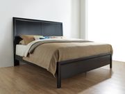 Casual style king size bed in black finish by Global additional picture 2