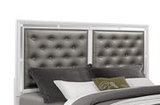 High-gloss modern design platform bed additional photo 3 of 4