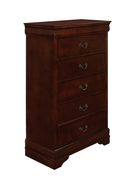 Simple casual style chest in merlot finish by Global additional picture 2