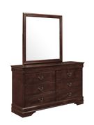 Simple casual style dresser in merlot finish by Global additional picture 2