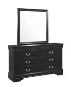 Simple casual style dresser in black finish by Global additional picture 2