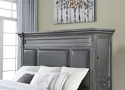 Gray finish bed w/ drawers and tower storage by Global additional picture 3
