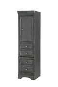 Gray finish bed w/ drawers and tower storage by Global additional picture 9