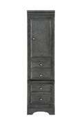 Gray finish bed w/ drawers and tower storage by Global additional picture 10