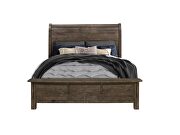 Grey oak finish farmstyle queen bed by Global additional picture 10