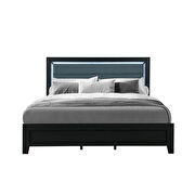 Black stylish bed w/ led by Global additional picture 17
