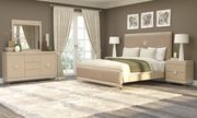 Champagne finsh crystal / glam style king bed by Global additional picture 5