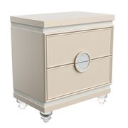 Champagne finsh crystal / glam nightstand by Global additional picture 2