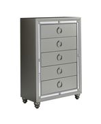Gray/mirrored casual style modern chest by Global additional picture 3