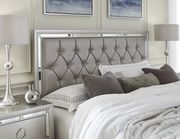 Gray/mirrored casual style full bed by Global additional picture 5