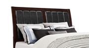 Casual style dark brown wood bed by Global additional picture 3
