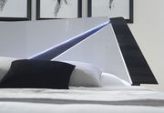 White ultra-contemporary full bed with headboard LED by Global additional picture 2