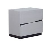 Silver ultra-contemporary nightstand by Global additional picture 2