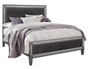 Crystal outline stylish queen size bed by Global additional picture 3
