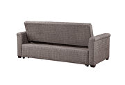 Brown pull out sofa bed by Global additional picture 9