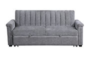Dark grey pull out sofa bed by Global additional picture 4