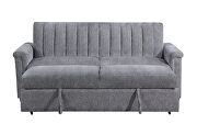 Dark grey pull out sofa bed by Global additional picture 5