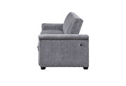 Dark grey pull out sofa bed by Global additional picture 8