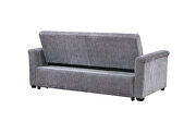 Dark grey pull out sofa bed by Global additional picture 9