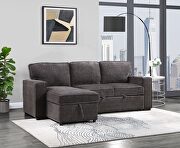 U0203 DARK GREY PULL OUT SOFA BED by Global additional picture 2