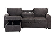 U0203 DARK GREY PULL OUT SOFA BED by Global additional picture 4
