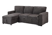 U0203 DARK GREY PULL OUT SOFA BED by Global additional picture 5