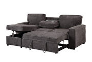 U0203 DARK GREY PULL OUT SOFA BED by Global additional picture 6