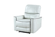 Light grey power recliner chair by Global additional picture 2