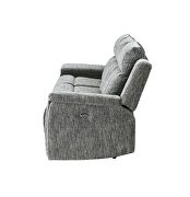 Dark grey fabric power reclining sofa by Global additional picture 13
