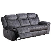Granite suede stitched comfy recliner sofa by Global additional picture 10