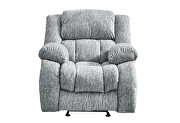 Grey reclining sofa in performance fabric by Global additional picture 6