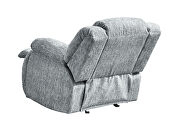 Grey reclining sofa in performance fabric by Global additional picture 8