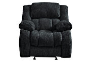 Ebony reclining sofa in performance fabric by Global additional picture 4