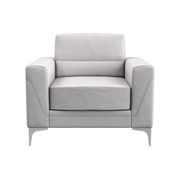 Light grey casual style affordable chair additional photo 2 of 2