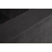Elegant contemporary black fabric modern sofa additional photo 4 of 8