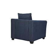 Simple affordable blue chenille fabric sofa by Global additional picture 8