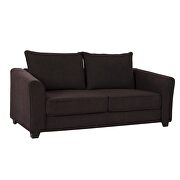 Simple affordable brown chenille fabric sofa by Global additional picture 11