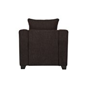 Simple affordable brown chenille fabric chair by Global additional picture 2
