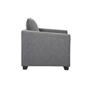 Simple affordable gray chenille fabric sofa by Global additional picture 6