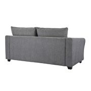 Simple affordable gray chenille fabric sofa by Global additional picture 9