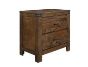 Warm rustic tone classical touch nightstand by Global additional picture 2