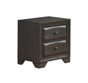 Antique gray finish classic style nightstand by Global additional picture 2