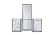 White marble vanity set in modern style w/ led by Global additional picture 5