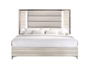 Led bed in zebra white w/ modern flare by Global additional picture 6