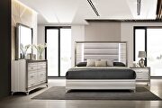 Led bed in zebra white w/ modern flare by Global additional picture 7