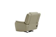 Beige leather gel recliner sofa by Global additional picture 3