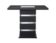 Counter height bart table w/ glass insert by Global additional picture 4