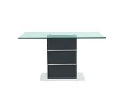 Glass top counter height dining table by Global additional picture 4